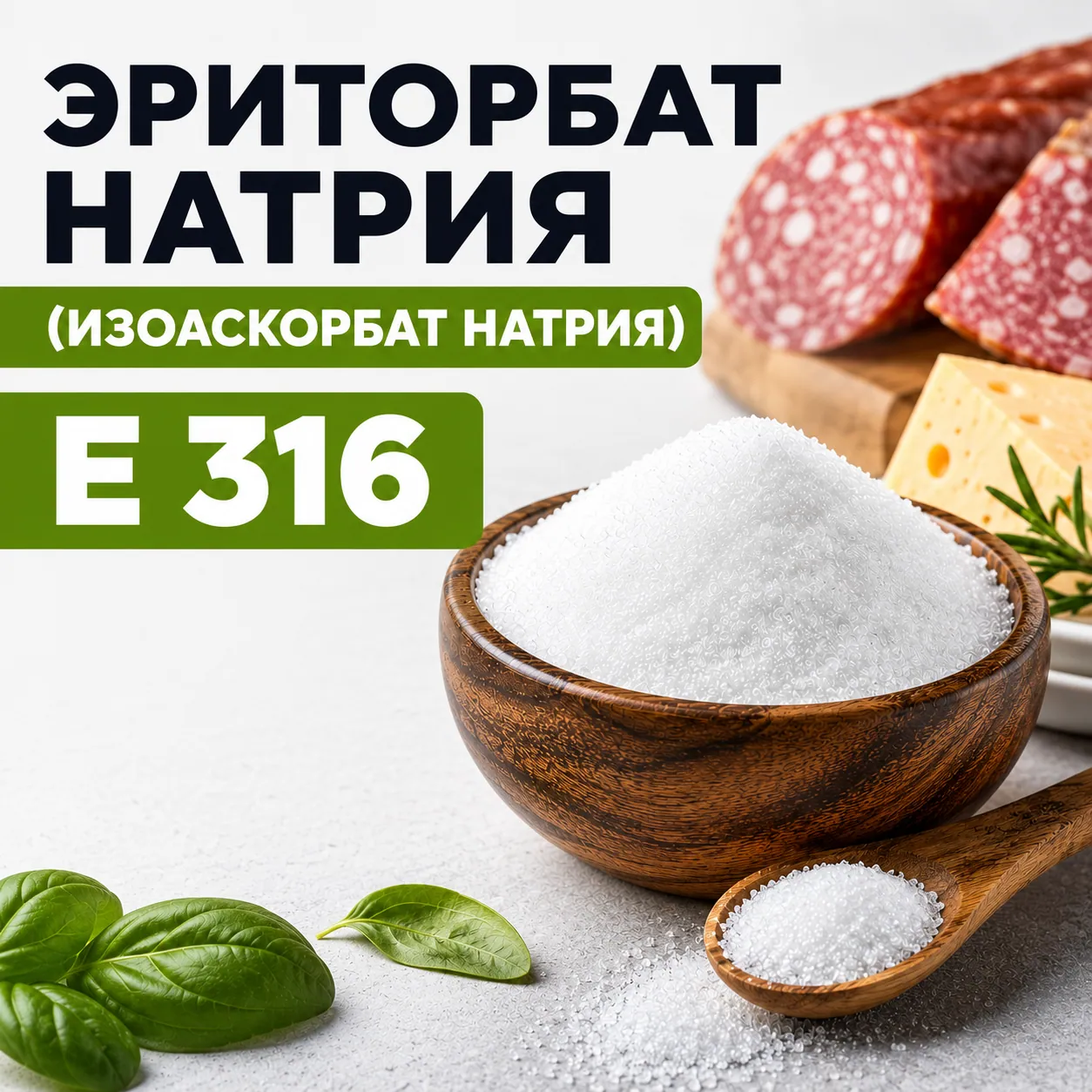 Эриторбат натрия (изоаскорбат натрия) Е316
